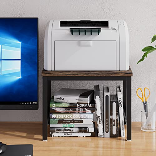 image for JOIN IRON Under Desk Printer Stand,Home Office Desktop Shelf,Fax Machi