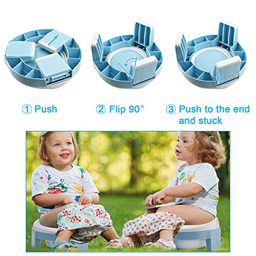 Portable Potty For Toddler Travel, Portable Toddler Potty, Potty Training Seat, Kids Toilet, Go Potty With Storage Bag & Toilet Brush #TOP3
