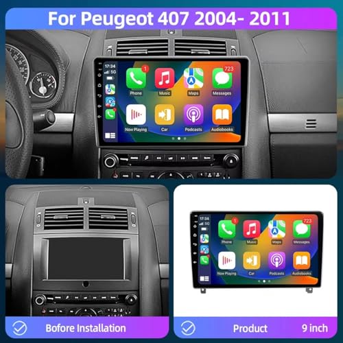 GPS Peugeot 407 Evita Perderte con Navegador Táctil de 64G 2