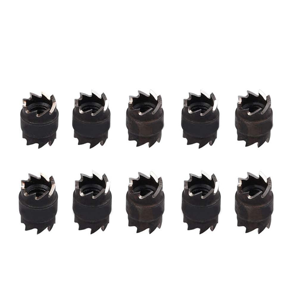 Weld Drill Bits Set, 13 Pieces, Double Sided, Hex Shank Removal Tools, for Car Weld