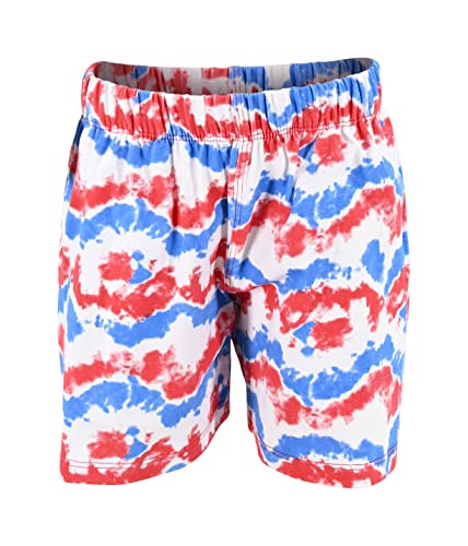 Image of Boys 2pc Shorts Set Outfit Short Sleeve Shirt with Classic Applique Print and Shorts