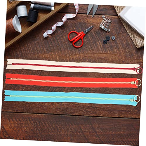 Tofficu 20 Peças Zíper De Resina Zíperes De Costura DIY Zíperes De Roupas DIY Zíperes Acessórios De