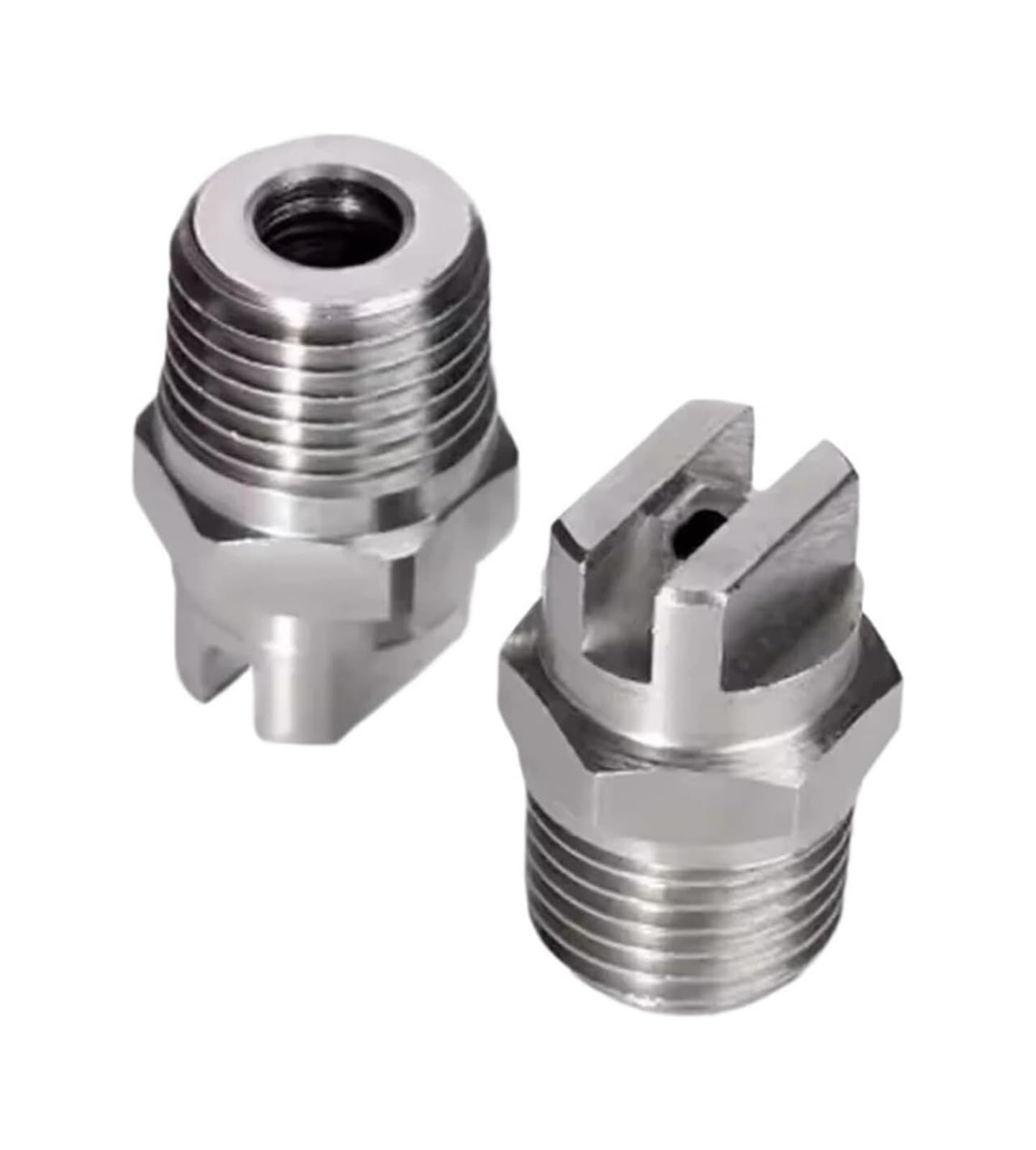 BTYQKZVPM Pressure Washer Nozzles， Flat Fan Spray Nozzle 1/4 BSPT Stainless Steel(11002 1l4)