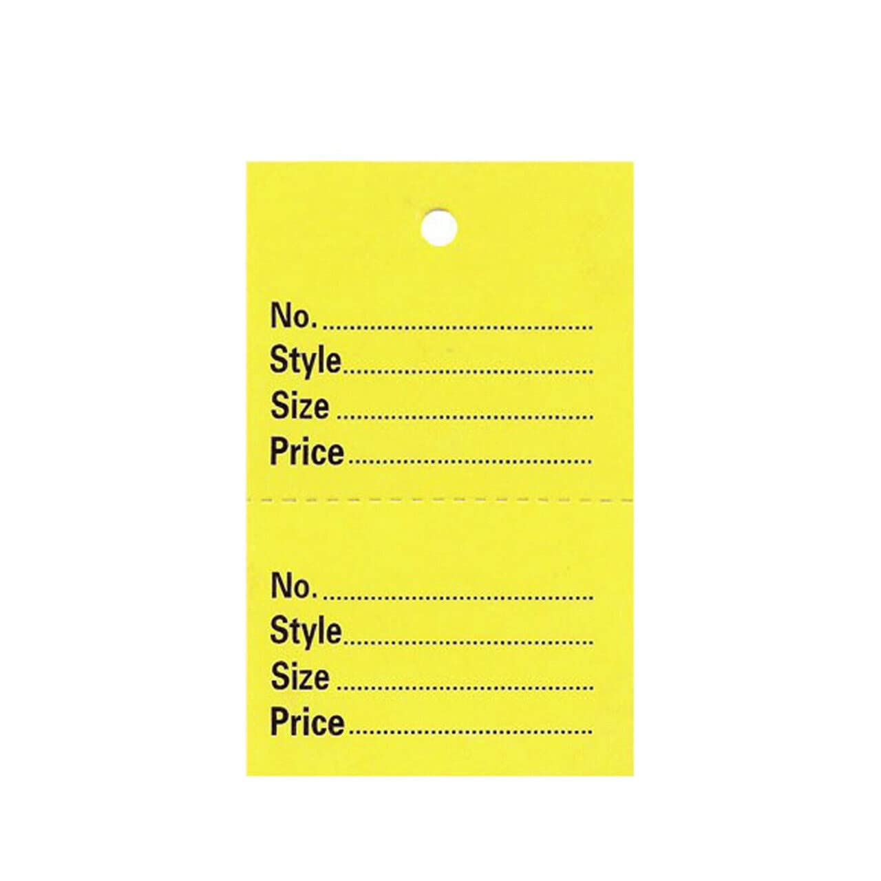 1000 Unstrung Perforated Stock Ticket-P (White) - Image 2