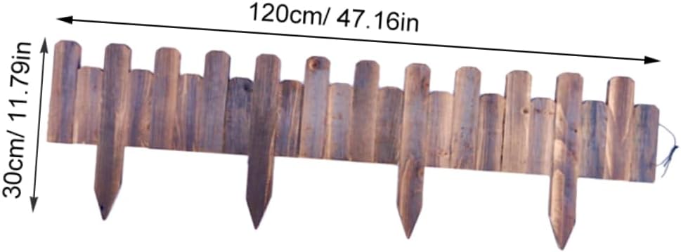 ibasenice Garden Edging Fence Flexible Decorative Border for Flower Beds Lawns and Courtyards Natural Atmosphere Enhancer Height Durable and Functional Garden Decor