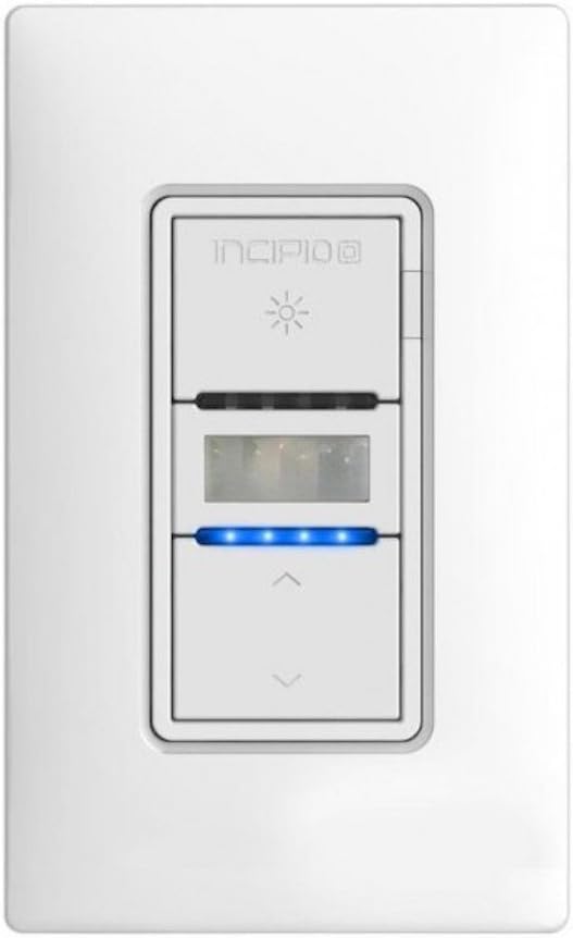Incipio CommandKit Smart Wall Switch with Integrated Motion Sensor, Built-In Dimmer, & CommandKit Mobile App - White