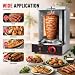 Imagen de Dönergrill Gas Edelstahl Gyrosgrill mit 360° Drehspieß