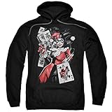 Batman DC Comics Harley Quinn Smoking Gun Adult Pull-Over Hoodie