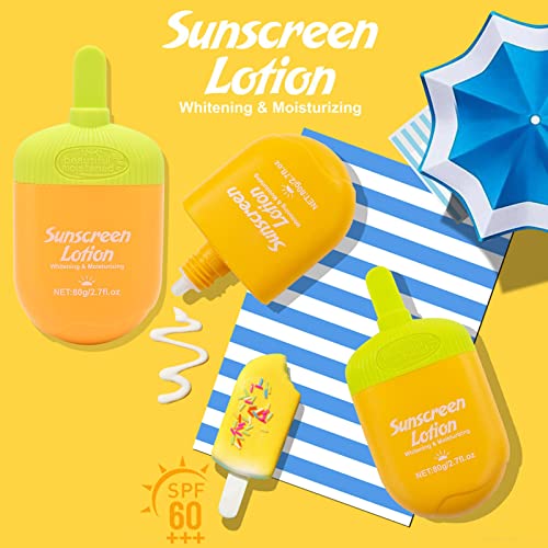 Gesichts-Sonnenschutz SPF 60 Aufhellung, stärken atmungsaktives, atmungsaktives Mädchen-Frauen-Make-up im Freien - Image 5