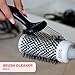 Olivia Garden The Brush Cleaner - Hair Brush Cleaner Tool for all Brush Sizes and Models - Removes Build-Up - 2 Tools in 1 - Beauty Care Accessories - Black