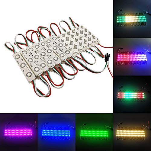 Módulo LED RGB direccionable WS2811 12V 100pcs impermeable IP65 miniatura 2