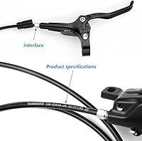 Vista 3 de JKSPORTS OEM BR-MT200 Juego de frenos de discos hidráulicos delanteros de 800mm y traseros de 1450mm BR-BL-MT200 Juego de frenos de discos