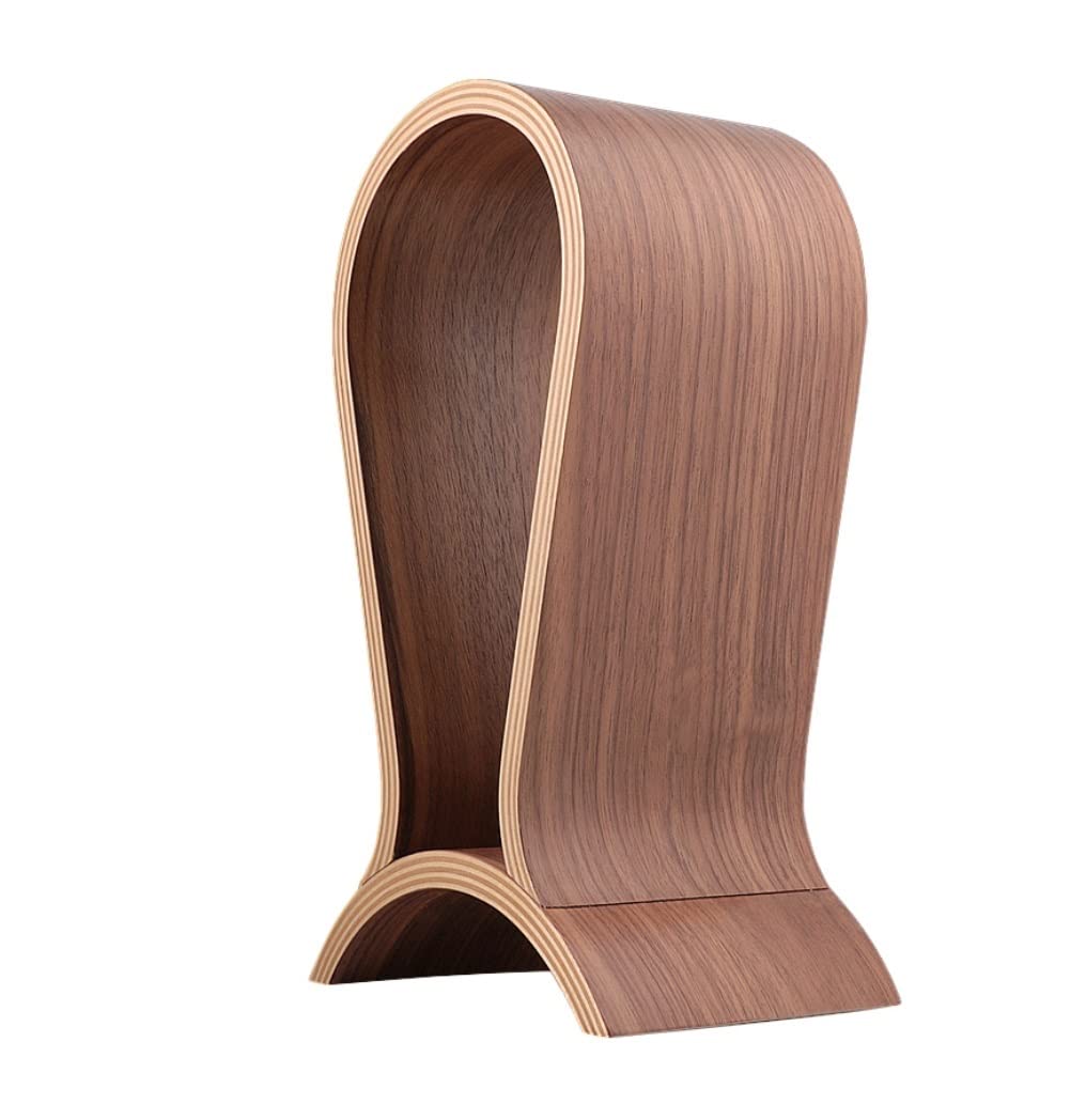 Supporto Per Cuffie Porta Cuffie Supporto Per Cuffie Da Tavolo Staffa Per Computer In Legno Di Noce Per Gioco Per Gancio Per Organizzare