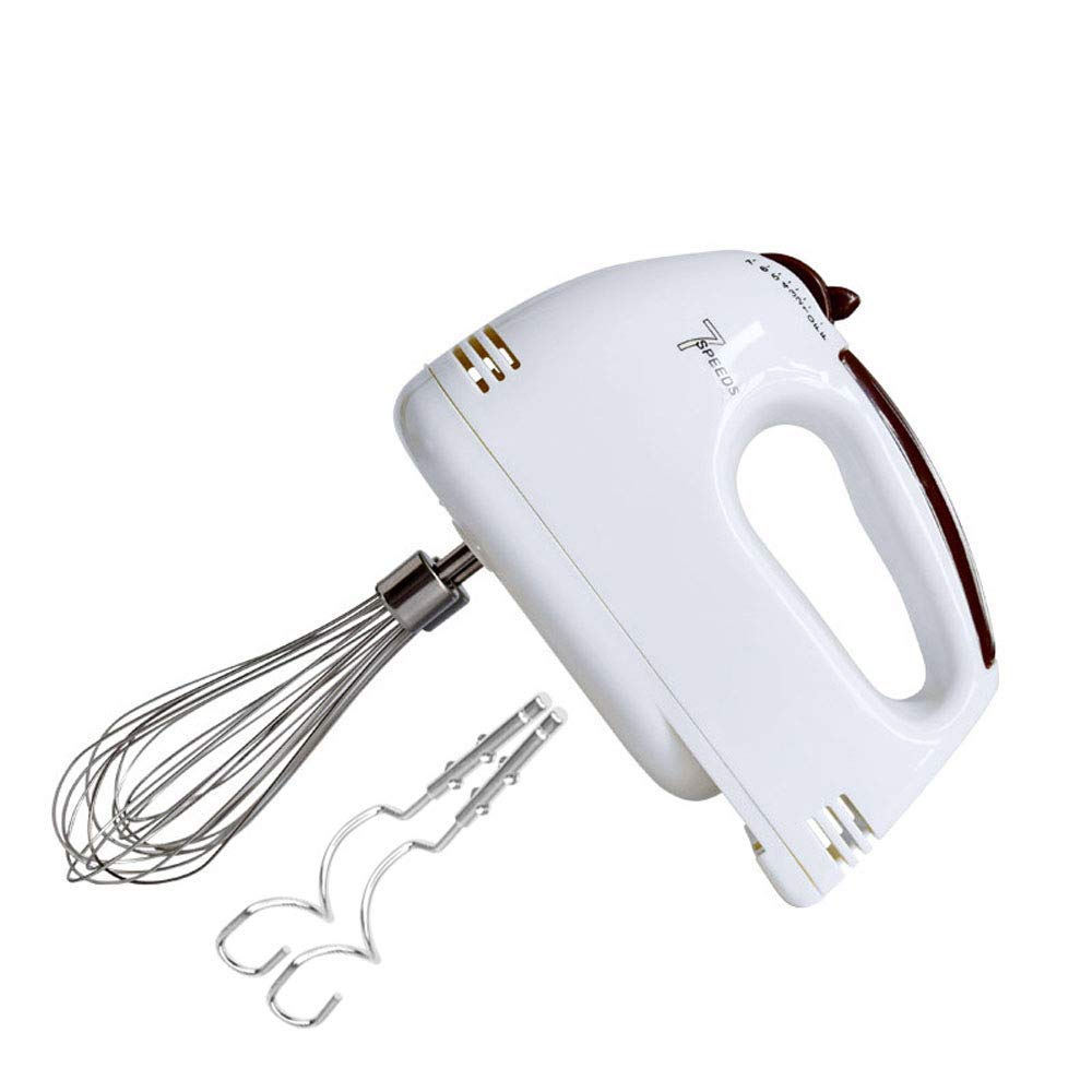 Batidora de Mano Batidora eléctrica Batidora Manual de 7 velocidades Batidora Profesional de Alimentos y Pasteles para Hornear con botón Turbo Batidora Profesional Incluye batidore