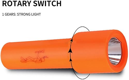 Miniatura 6 de VBESTLIFE Luz de buceo, LED subacuática lámpara de antorcha portátil linterna de buceo ABS luz fuerte manos linternas para la pesca nocturna al aire