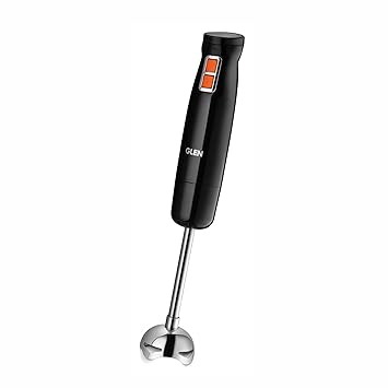 Glen Electric Turbo Hand Blender 350W with Stainless Steel Arm - Black (4063 HB BL)