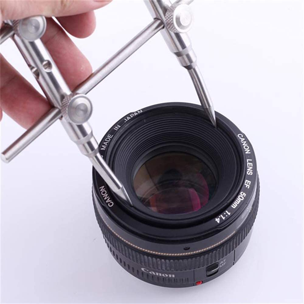 Clé à objectif en acier inoxydable pour appareil photo reflex numérique, télescopes et outils de réparation