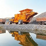 Impianto di frantumazione a mascelle mobile per impieghi gravosi - Frantoio mobile Hard Rock con testa a martello idraulica e motore in rame