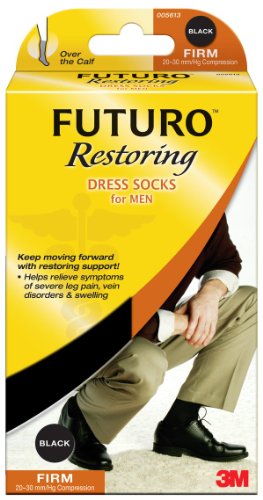 FUTURO Dress Socks Large Firm Pack of