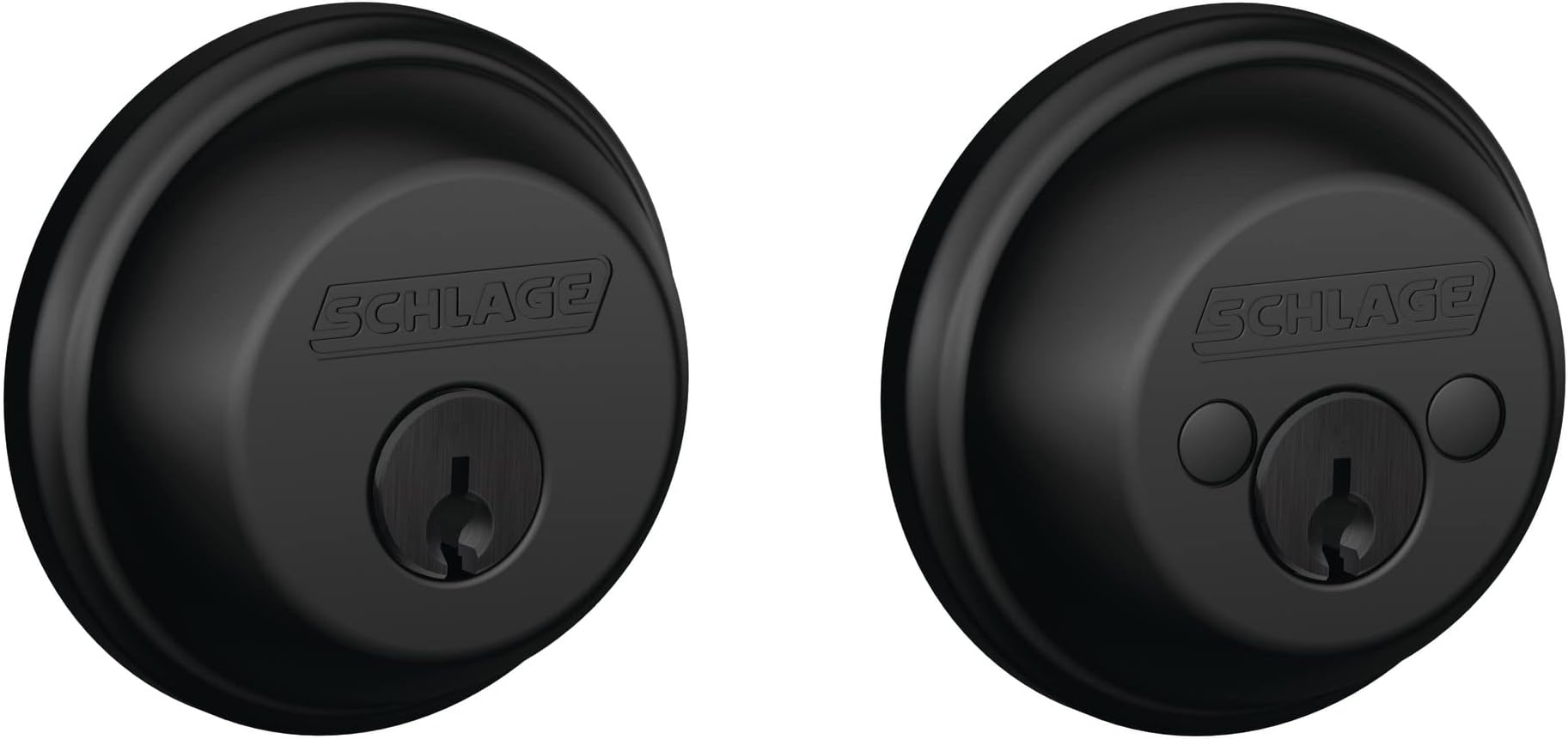 B62N622 Deadbolt, Keyed 2 Sides, Matte Black