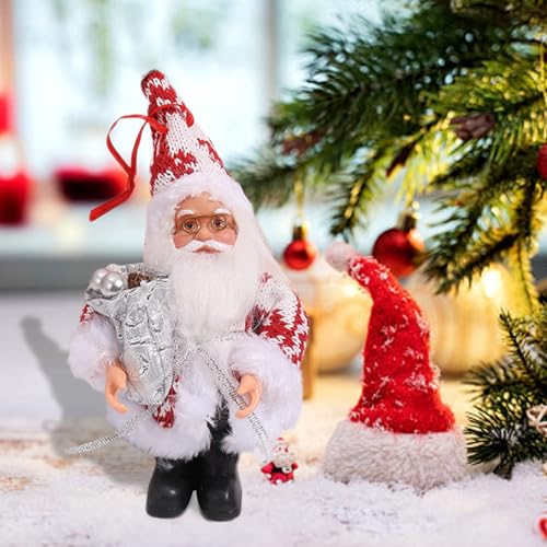Weihnachtsmann Deko-Figur, 20 cm hoch, Santa Claus Figur, stehende...