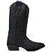 Men’s Genuine Leather Exotic Rowstone Stingray Print J-Toe Cowboy Western Boots - Black (Black, 10, US Footwear Size System, Adult, Men, Numeric, Medium, 10)