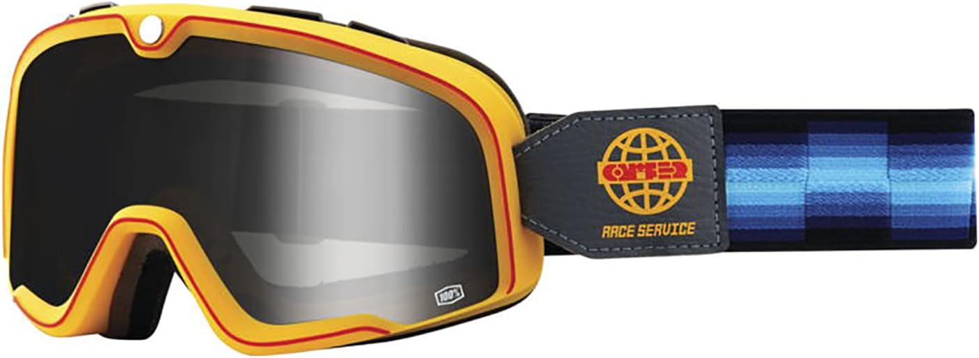 100% Barstow Race Service Goggles - Mirror Silver Lens