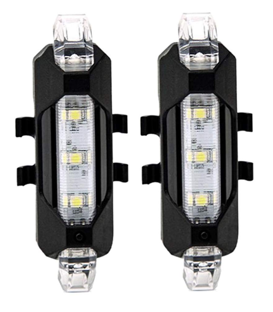 AlexVyan Bicycle 7 LED USB Rechargeable Head Light and Rear Tail Light (White). (B0925X8SSD) Amazon Price History, Amazon Price Tracker