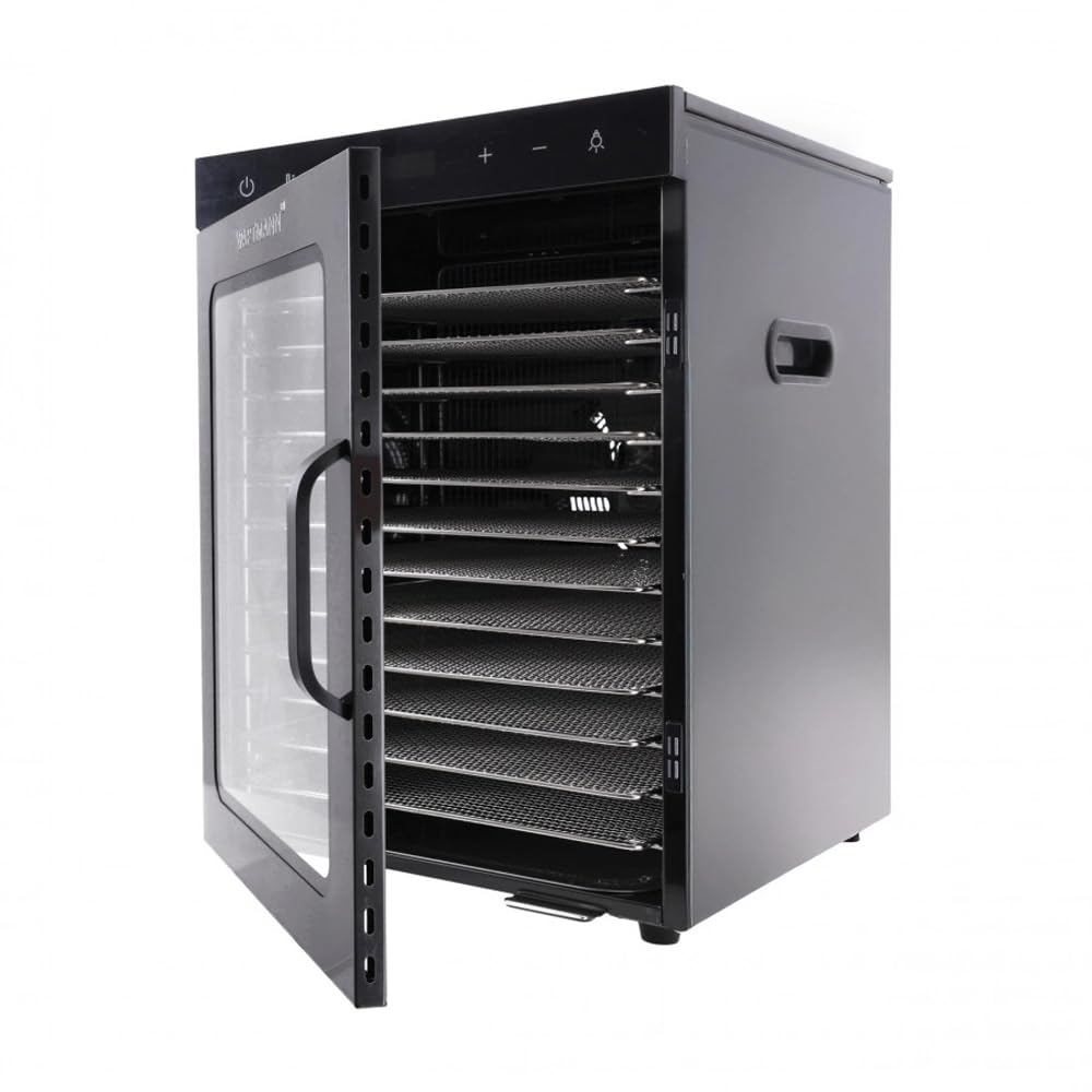 WM-2512 Deshidratador automático de acero inoxidable - Deshidratador compacto con 12 rejillas de deshidratación de acero inoxidable sin BPA