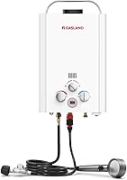 GASLAND BE158 Propane Tankless Water Heater CSA Certified 1.58 GPM 41,000 BTU Instant Hot Water for Camping RV Off-Grid Showers