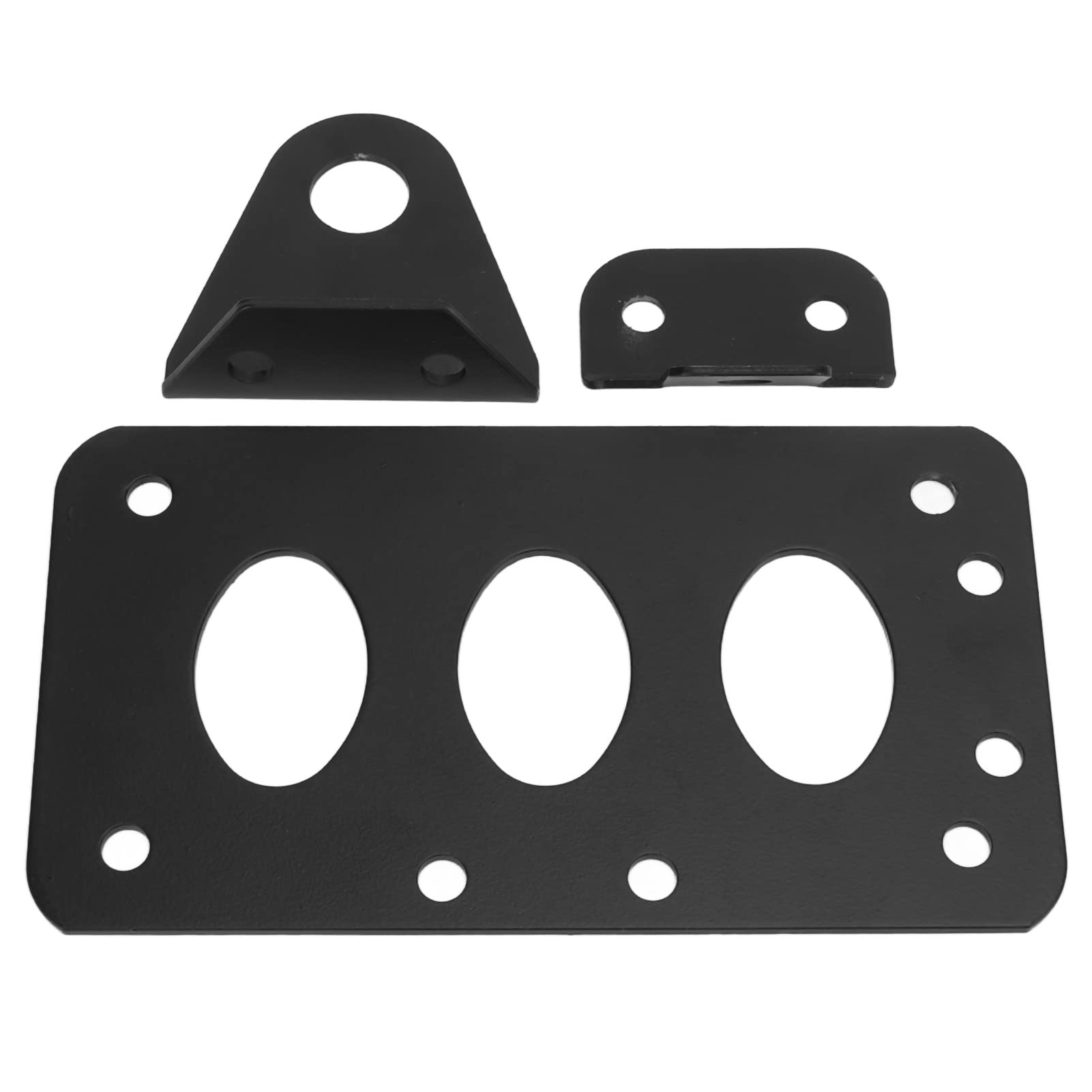 Motorcycle License Plate Bracket, Motorcycle Tail Light Bracket, Side Mount Tag License Plate Holder Sturdy Universal Stainless Heavy Duty for