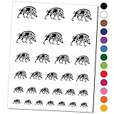 Boar Viking Nordic Celtic Temporary Tattoo Water Resistant Fake Body Art Set Collection - Brown (One Sheet)