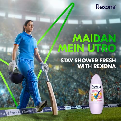 Image of Rexona Advanced Brightening Roll On Motion Activated Deodorant for Women | 72-Hour Freshness | 45 ML