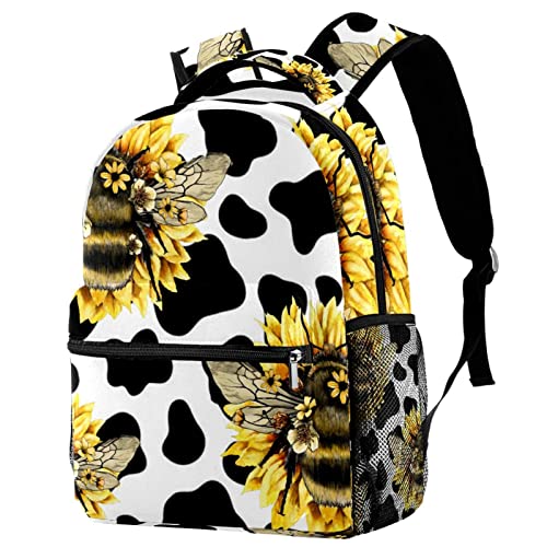 Sac à dos voyage abeille et tournesol cadeau parfait rentrée enfants