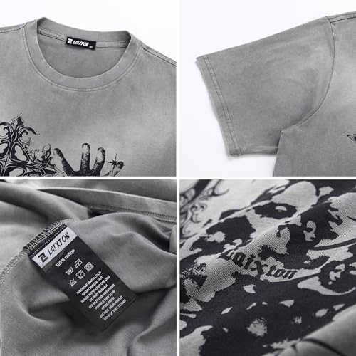 Mens Graphic Tees Shirts Unisex Oversized Vintage Tshirts Summer Tops Short Sleeve Streetwear Aesthetic Tee3