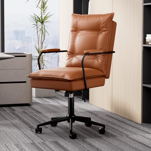 leather office chairs wood