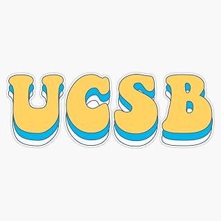 Ucsb Bumper Sticker Window Vinyl Decal 5"