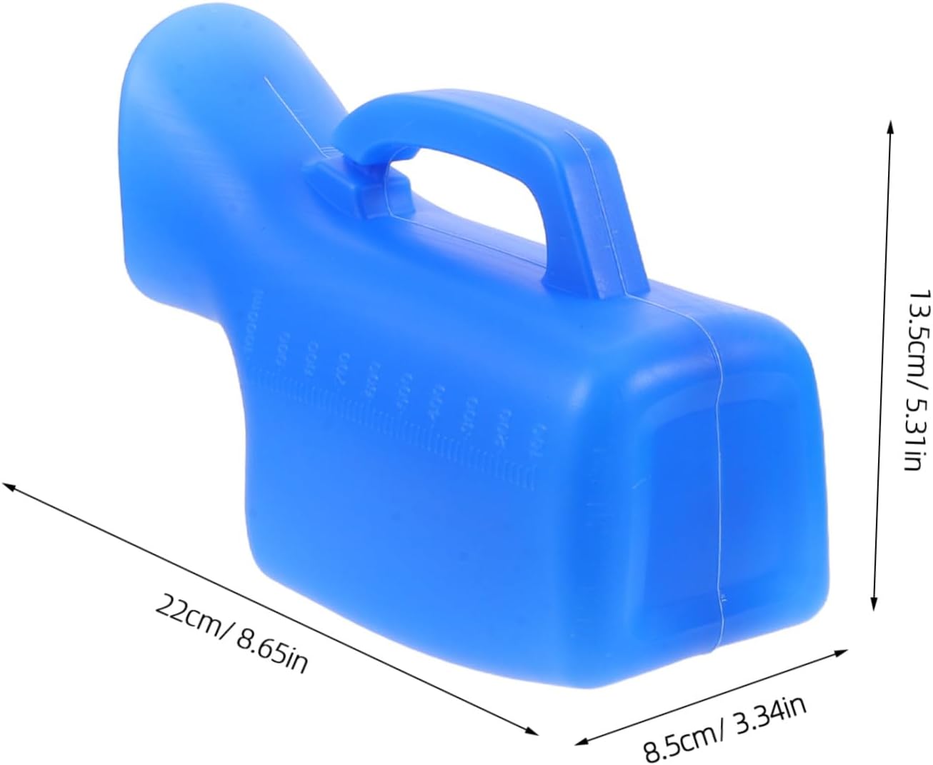 3pcs Female Urinal Bottle 1l 34oz Portable Plastic Urinal for Women Lightweight and Sturdy Bedside Support and Camping Use for Bedridden Patients