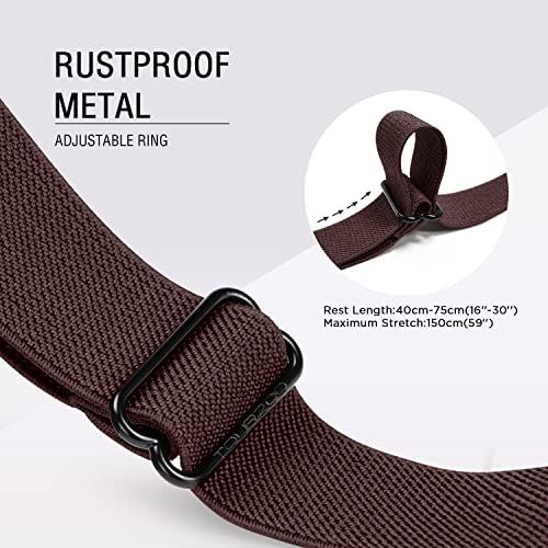 Tourzoo Buckle Free Elastic Belt, Invisible No Buckle Stretch Slim Waist Belt, Stretchy Belts For Women/Men For Jean Pants, Dresses, No Bulge,No Hassle #TOP4