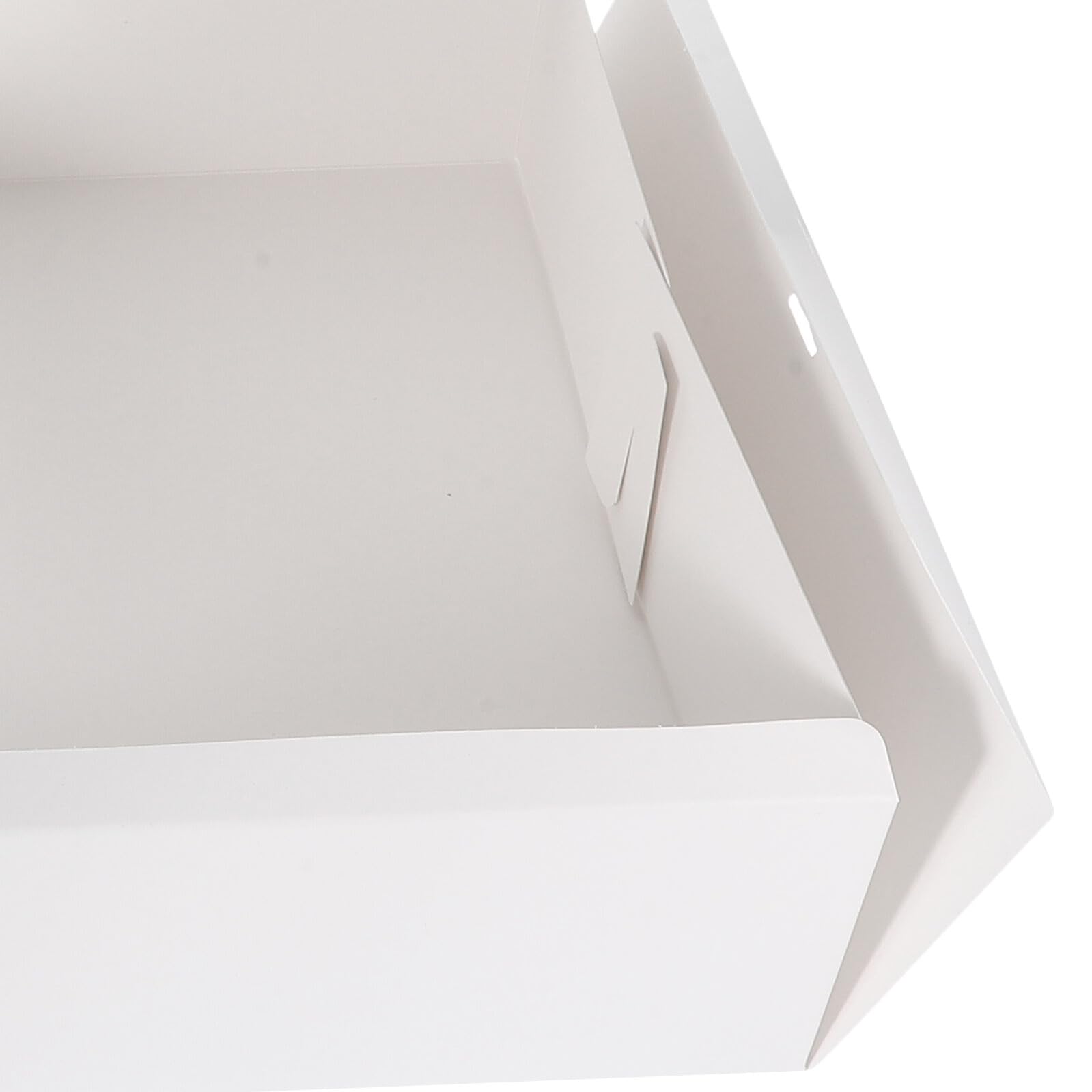 GETAJGHSD 10 Stück Weiße Aufbewahrungsbox aus Karton mit Schleife Leicht und Vielseitig für Hochzeitsgeschenke und Schmuckverpackung