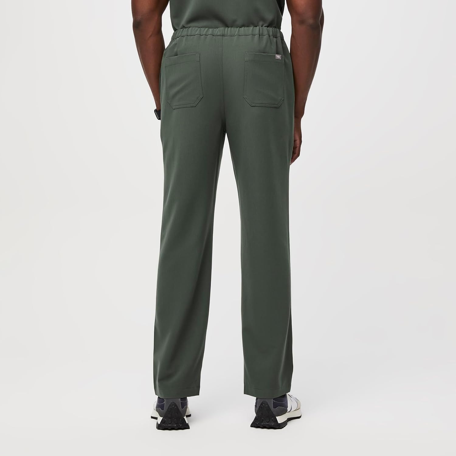 FIGS Pisco Basic Scrub Pants for Men — Structured Fit, Straight Leg, 4 Pockets, Anti-Wrinkle
