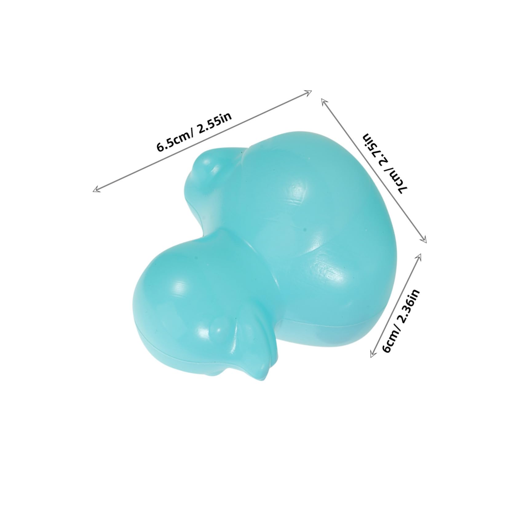 64pezzi Giocattolo Galleggiante Forma Anatra Palline Plastica Colorata per Ragazzo Ragazza Ragazza Vasca Bagno Spiaggia o Sala Gioco