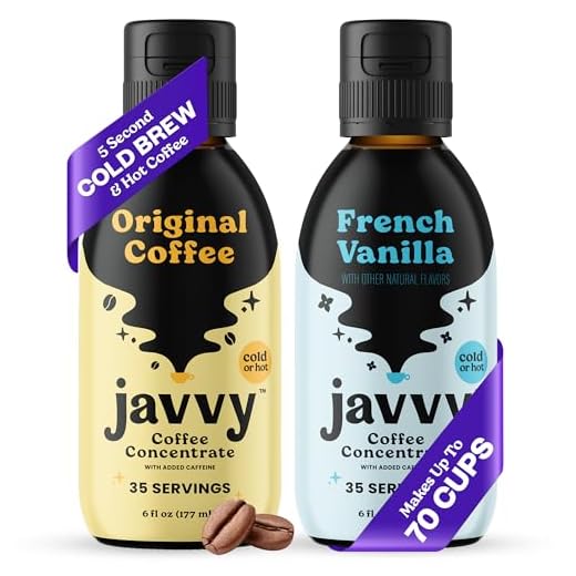Javy 30X Cold Brew Coffee Concentrate, Perfect for Instant Iced Coffee and Cold Brewed Coffee. Made With All Natural, Mold Free, Arabica Coffee Beans. Low Acidic & Sugar-Free