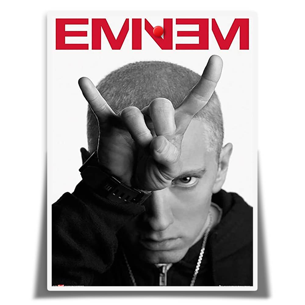 Kyage Eminem Poster Home Decor Concert Tour Art Canvas Wall Art