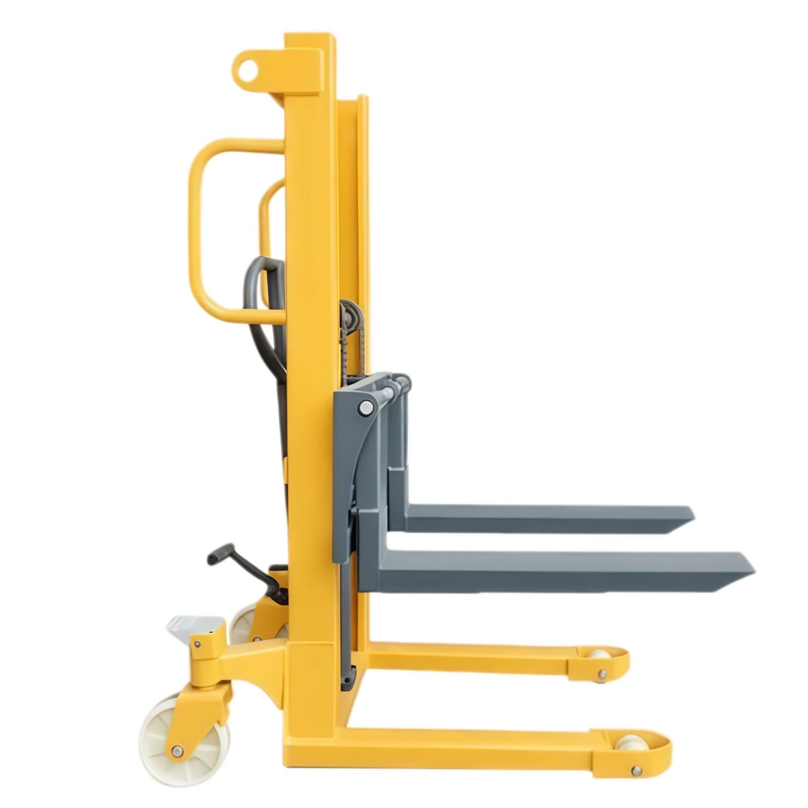 Cenz-888 pallet truck Manual Stacker Truck 500kg Adjustable Fork for Pallet Loading Unloading Operations