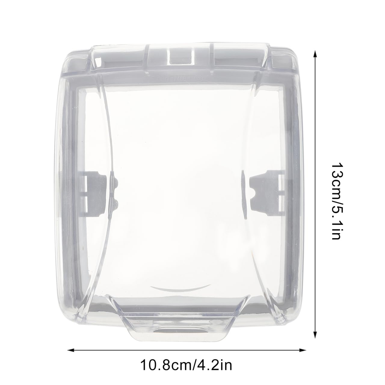 HOMSFOU 1pc Cubierta Transparente para Timbre Exterior: Protección contra Lluvia, Carcasa Resistente - Compatible con Controles de Acceso, Kit de Protección para Uso Prolongado