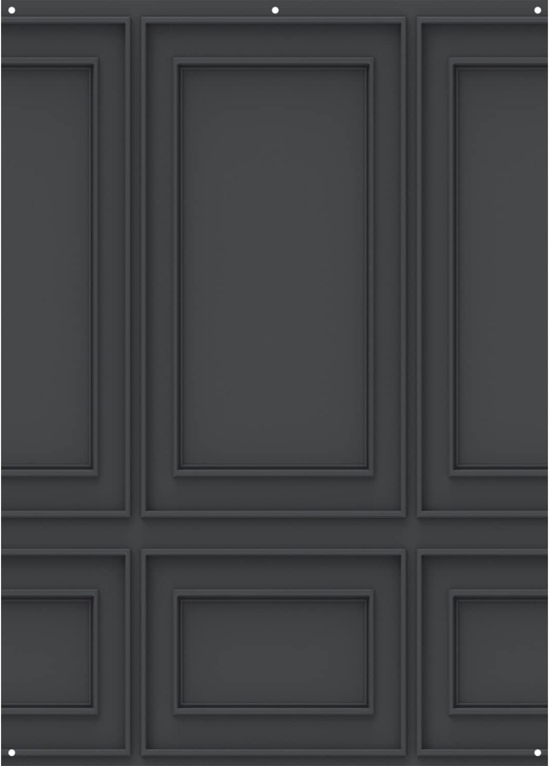 Westcott X-Drop Lightweight Canvas Photography and Video Backdrop - Dark Wall Molding (5' x 7')