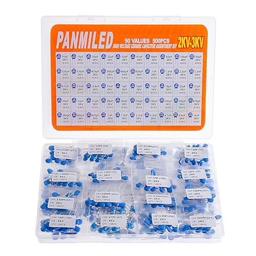 Condensateur céramique assortiment kit 500 pièces haute tension