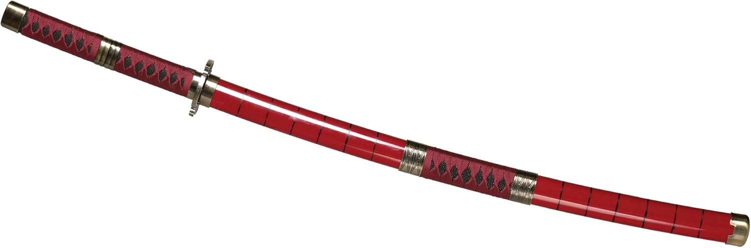 UNDERWRAPS Realistic Black Ninja Katana - Ninja Weapons for Adults, Halloween Accessories, Faux Cosplay Weapons, (40.5”)