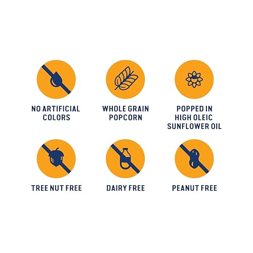 Miniatura 6 de SkinnyPop Palomitas de maíz cheddar blancas, bolsa de tamaño de comestibles de 4.4 onzas, pop delgado, aperitivos de palomitas de maíz saludables,